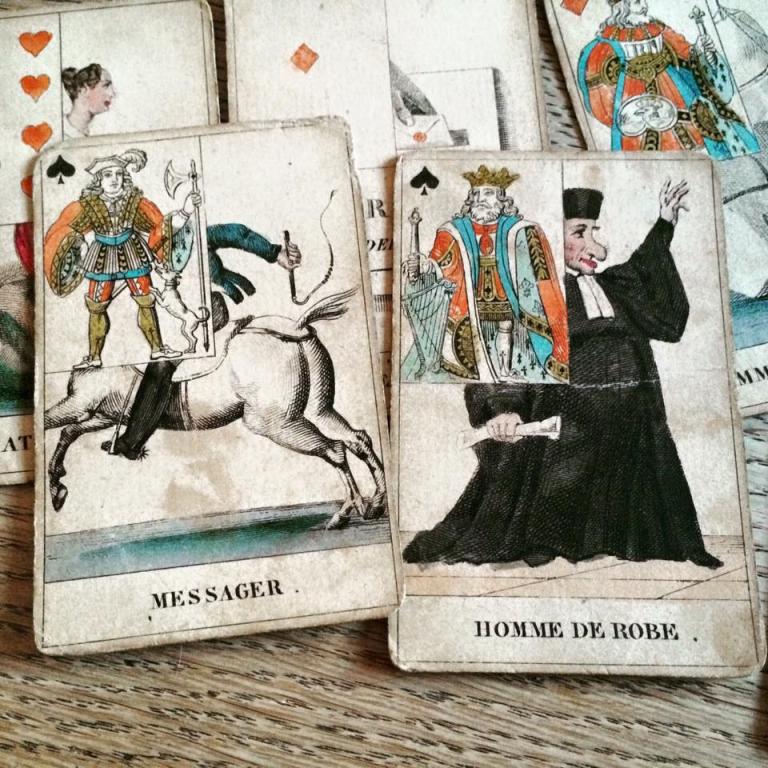 The Sorcerer's Playing-Cards, ca. 1850, K. Frank Jensen Collection (Photo: Camelia Elias)