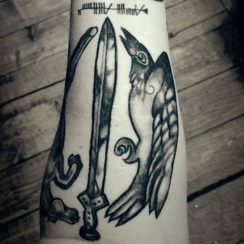 celtic spear tattoo