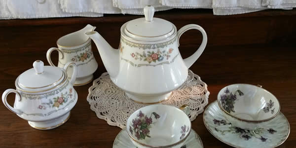 a china tea set