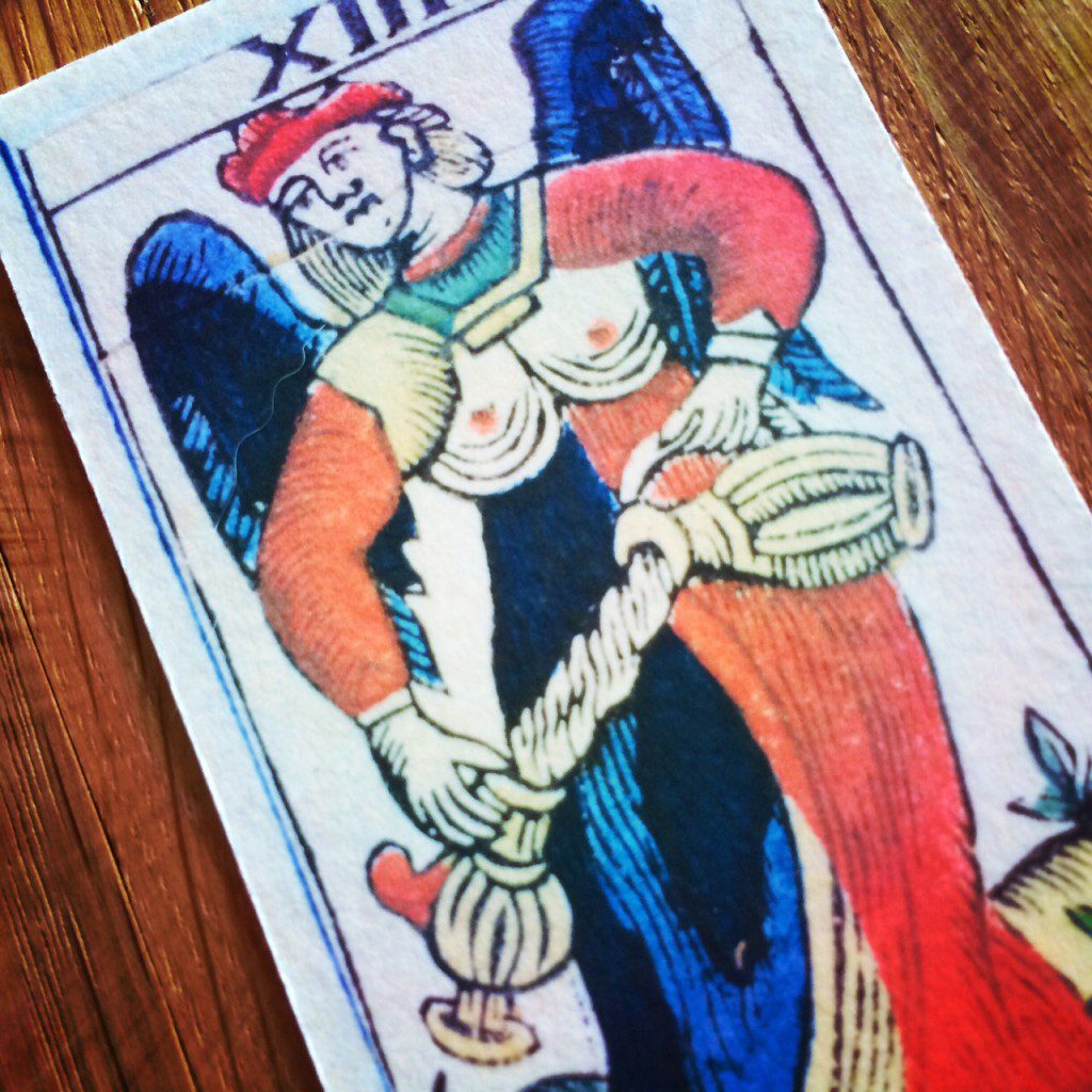 Carolus Zoya Marseille Tarot ca. 1790 | Facsimile after the original in K. Frank Jensen Collection (Photo: Camelia Elias)