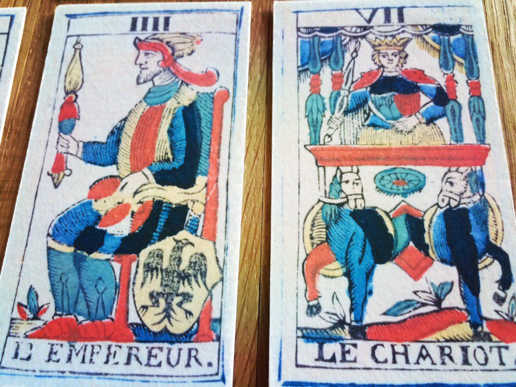 Carolus Zoya Marseille Tarot ca. 1790 | Facsimile after the original in K. Frank Jensen Collection (Photo: Camelia Elias)
