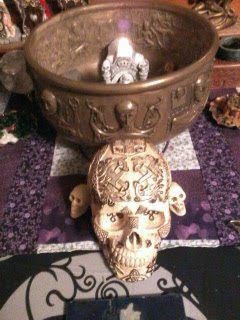 skull bowl