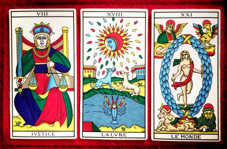 Marseille Tarot as reconstructed by Wilfried Houdoin, Millenium Edition (Photo: Camelia Elias)