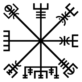 a veve or pencile drawing common in Haitian Voudon as a divine symbol