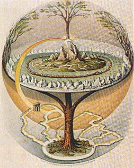 an image of the Norse world tree, yggdrasil.