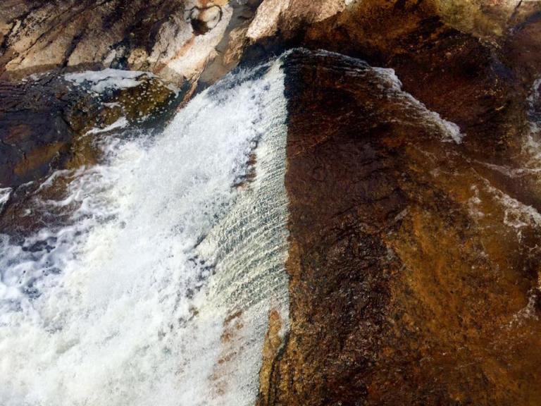 a small waterfall in Eggedal, Norway