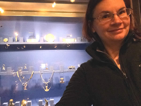 The author at the Swedish History Museum in Stockholm. Photo by author