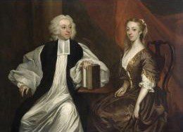 Portrait c.1740 of Robert and Katherine Clayton, by James Latham.