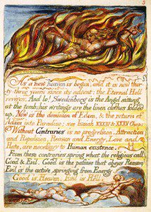 A plate from William Blake's The Marriage of Heaven and Hell.