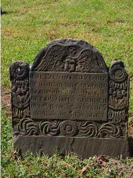 a headstone