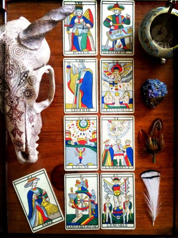 Jean Noblet Marseille Tarot, reconstructed by Jean-Claude Flornoy (Photo: Camelia Elias)