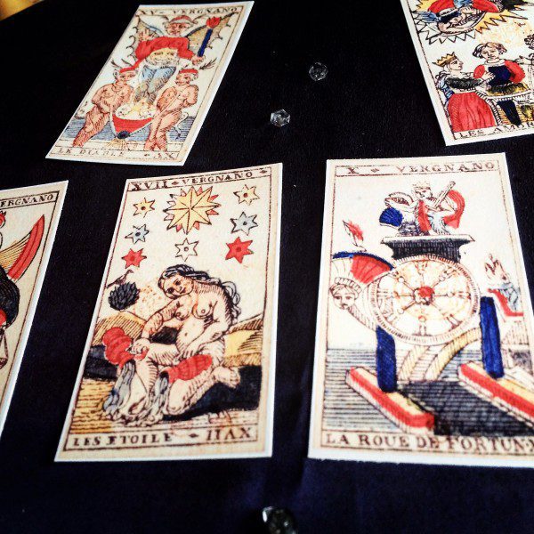 Vergnano Tarot, 1827, my own facsimile (Photo: Camelia Elias)