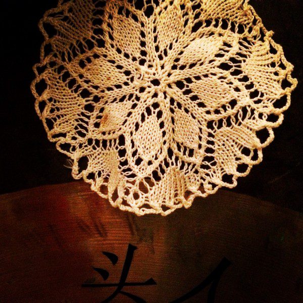 a lace doily