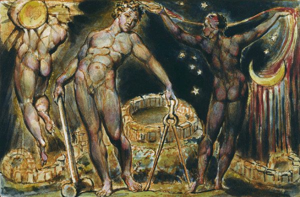 "Jerusalem The Emanation of the Giant Albion" by William Blake.  From WikiMedia.  