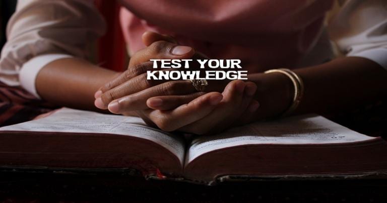 Quiz on Biblical Knowledge 