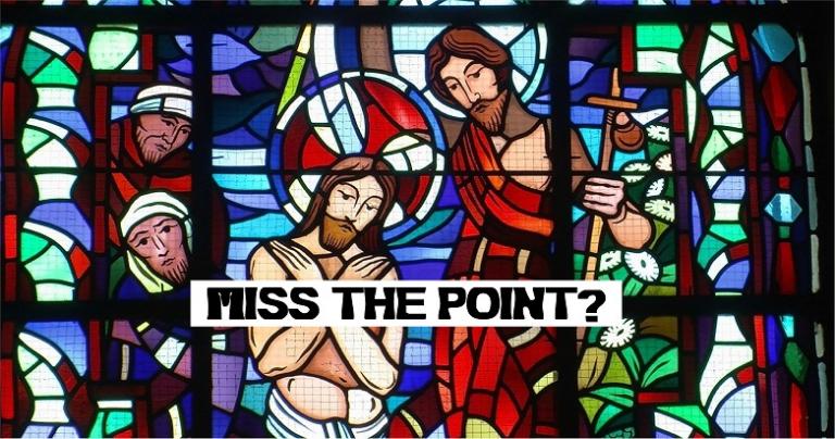 Miss The Point Of Jesus Baptism Fellow Dying Inmate