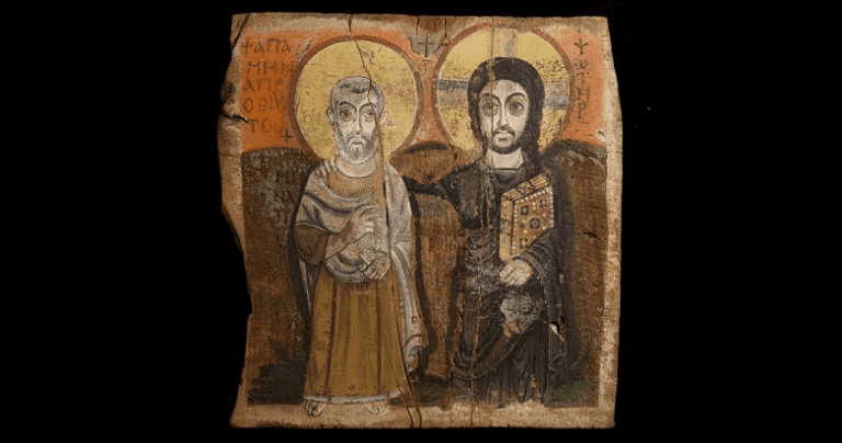 Christ and Abbot Menas