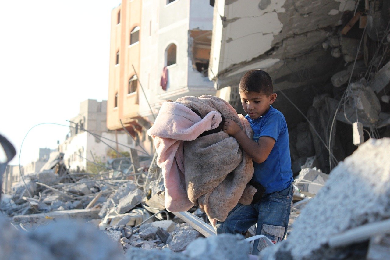 child in Gaza 