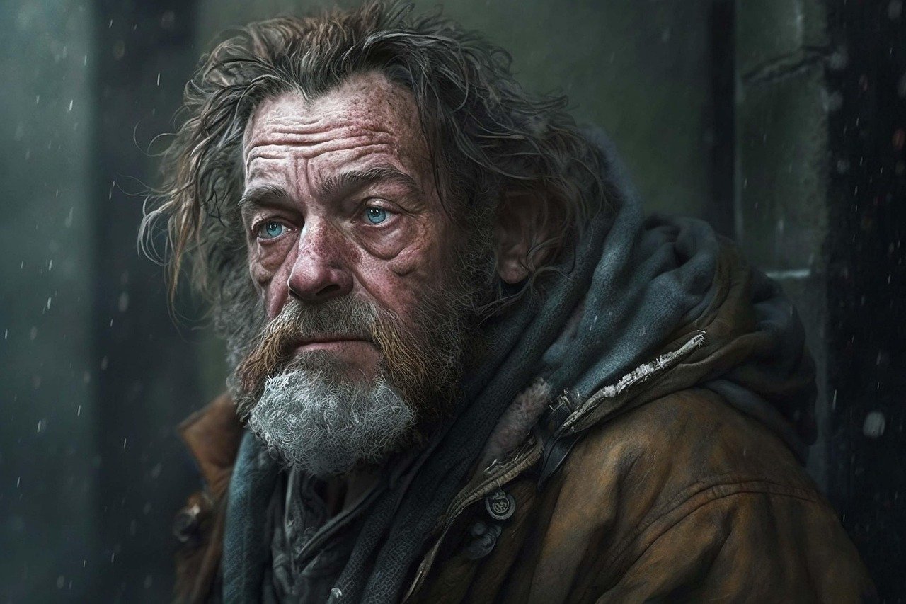 homeless man 