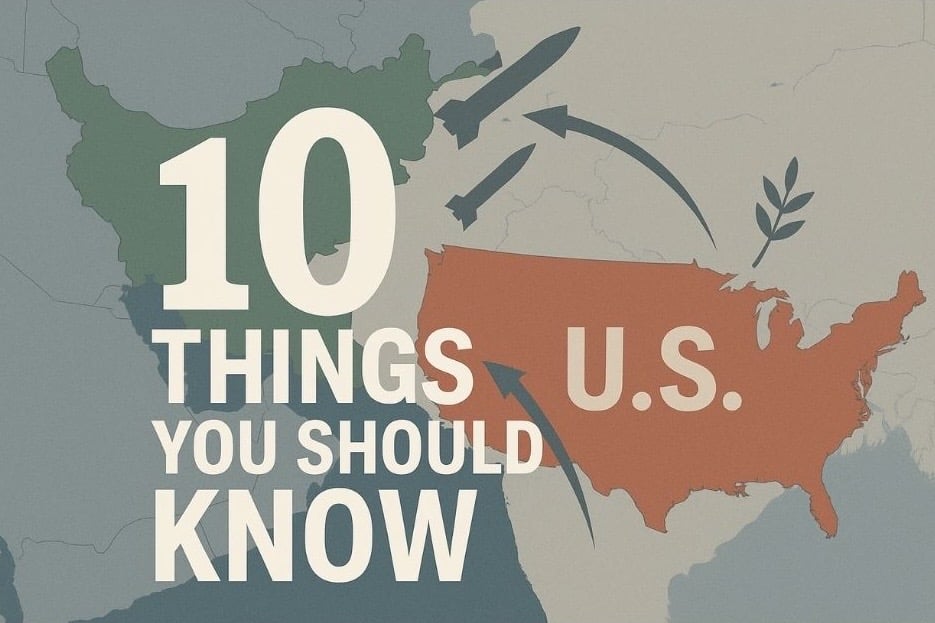 10 things. Map US