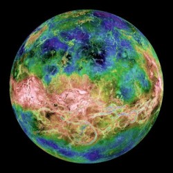 Venus turns retrograde 2012