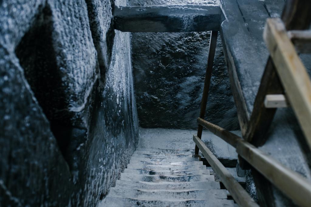 Old stone steps in salt mine, Pexels