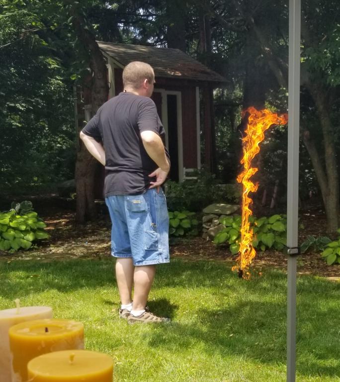 Unexpected fire