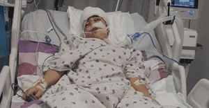 The wounded Palestinian boy underwent a six-hour procedure involving seven surgeons [Al Jazeera]