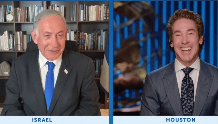 Joel Osteen with Benjamin Netanyahu