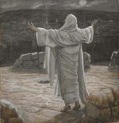 Heaven Touching Earth as the Savior Prays