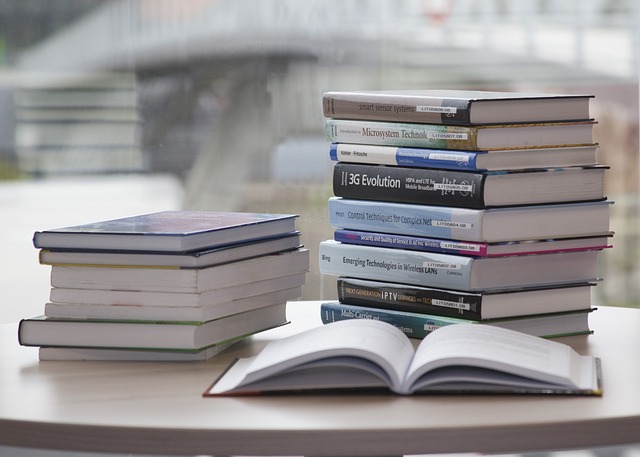 Book Stack Image by Rousseau on Pixabay
