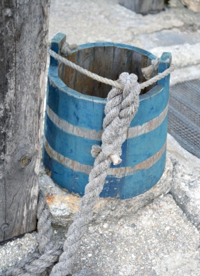 Image of well bucket by Jeltovski on MorgueFile.com