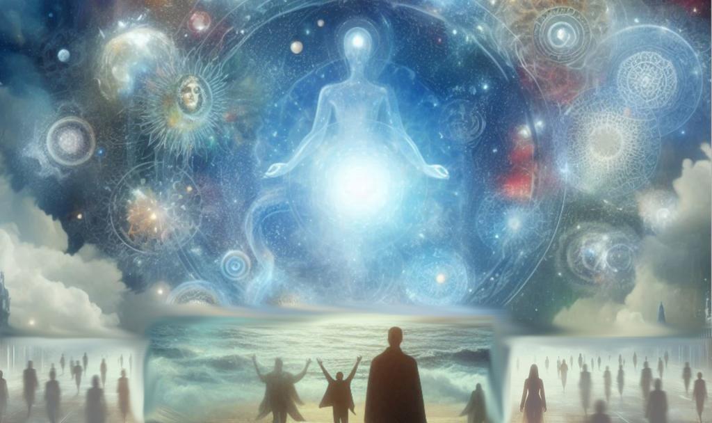 Heaven images of acceptance and love by MS Designer. Composition by Dorian Scott Cole.