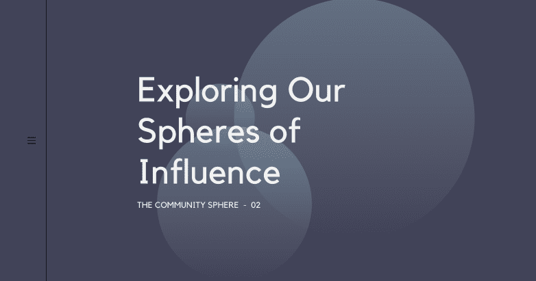 Spheres of Influence - Community