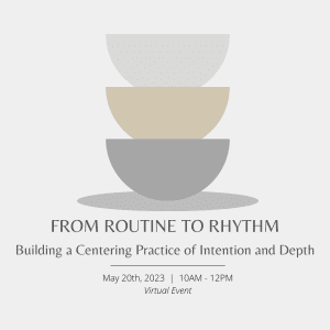From Routine to Rhythm Andrew Lang Kristen Barton