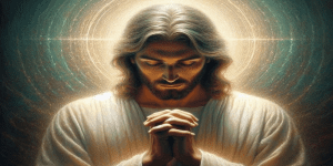 Christ praying.