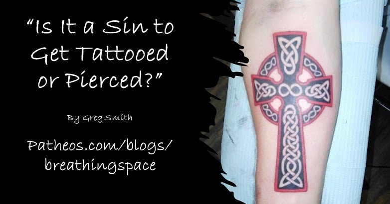 anglican cross tattoo