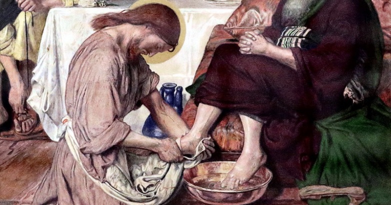 Jesus Washing Peter's Feet. 