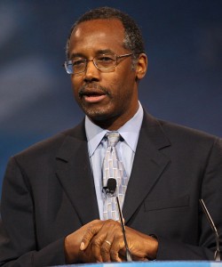 "Ben Carson by Gage Skidmore" by Gage Skidmore. Licensed under CC BY-SA 3.0 via Wikimedia Commons - http://commons.wikimedia.org/wiki/File:Ben_Carson_by_Gage_Skidmore.jpg#mediaviewer/File:Ben_Carson_by_Gage_Skidmore.jpg