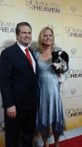 Producer Rick Jackson with his wife on the red carpet 