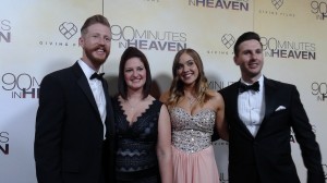 The Piper sons--Joe (left) and Chris (right) with their wives