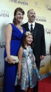 Nicole Piper with her husband and daughter