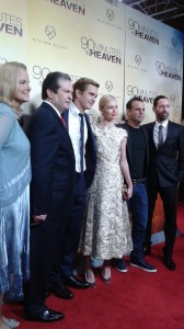 Mrs. Jackson with Rick Jackson; Hayden Christensen; Kate Bosworth; Jason Kennedy (who played David Gentiles); and Michael Polish