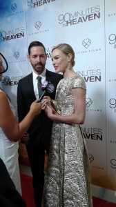 Director Michael Polish with his wife, actress Kate Bosworth