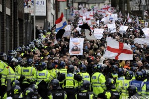 UK Right Wing Protestors