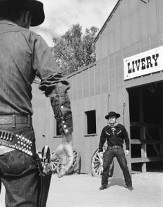 Cowboy showdown --- Image by © H. Armstrong Roberts/CORBIS