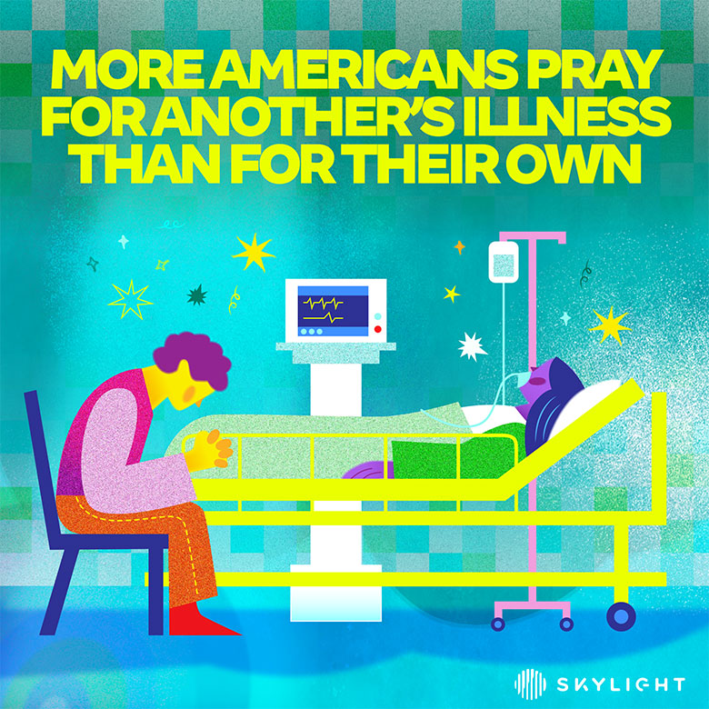 pray to cure illness graphic