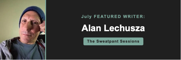 July Featured writer, Alan Lechusza