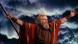 Charlton Heston in The Ten Commandments film trailer