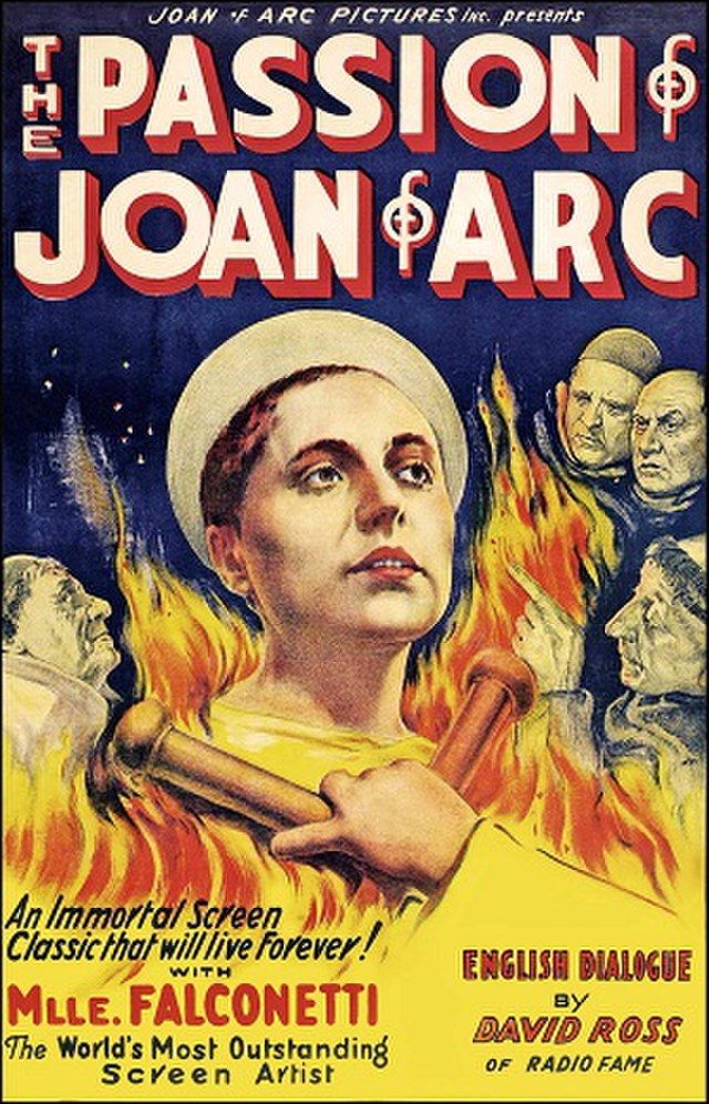 Joan of Arc movie poster from 1927
